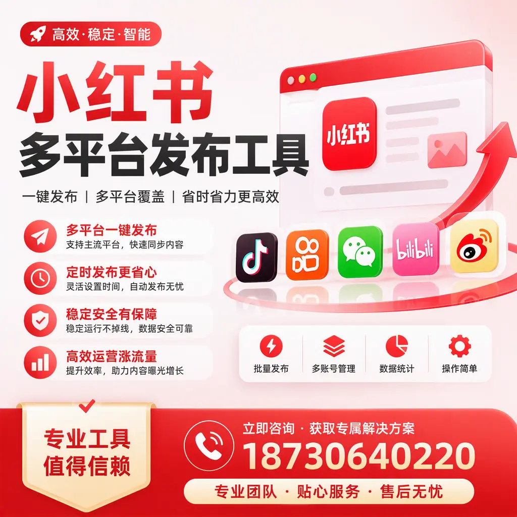 在 屯昌 小红书多平台发布工具的市场前景分析